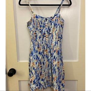 Watercolor Print Cami Sundress